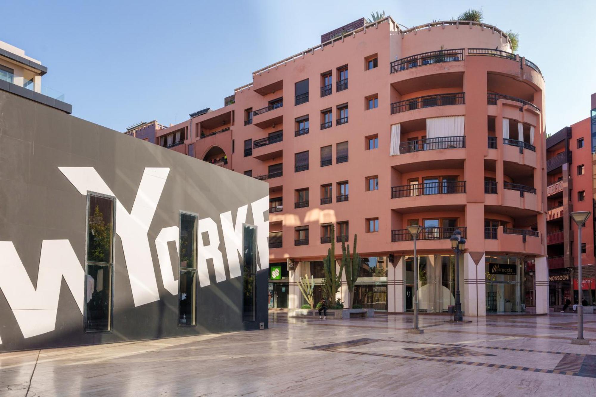 Appartement Chic Gueliz Plaza Avec Vue Marrakesh Eksteriør bilde