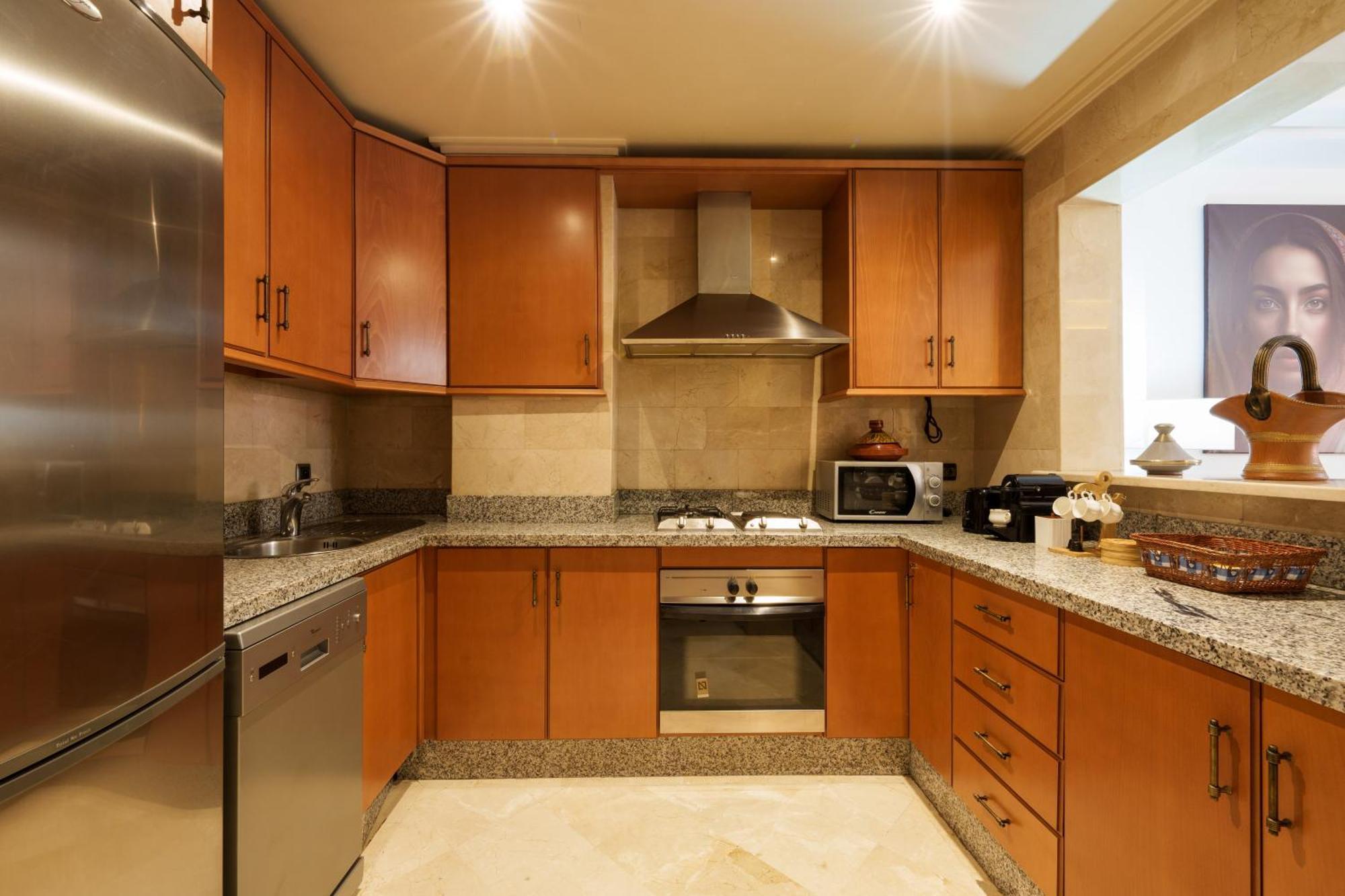 Appartement Chic Gueliz Plaza Avec Vue Marrakesh Eksteriør bilde