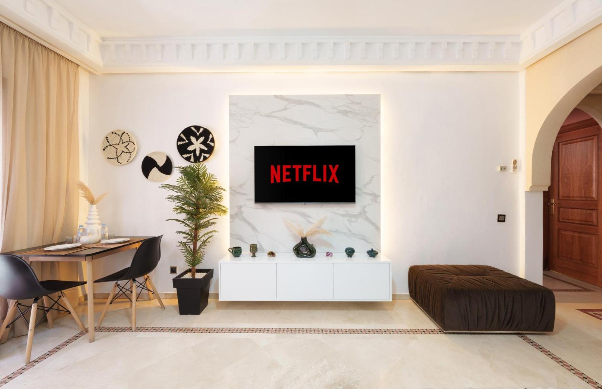 Appartement Chic Gueliz Plaza Avec Vue Marrakesh Eksteriør bilde
